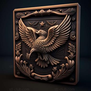 3D мадэль США (STL)